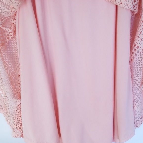 Beautiful Pink Lace Tunic - Picture 6 of 7